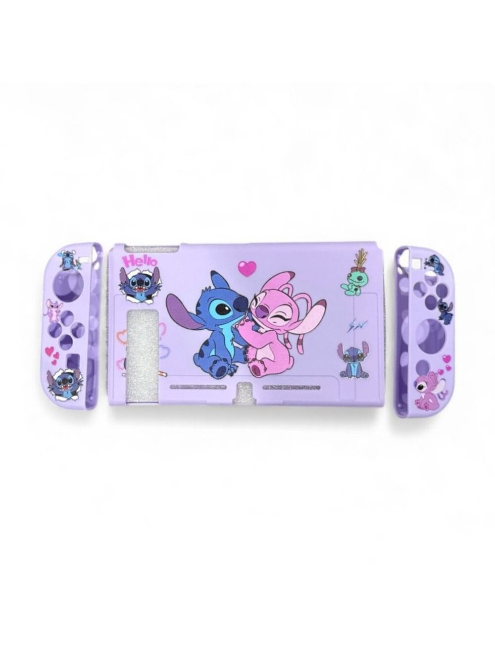 Lilo & Stitch Purple TPU Nintendo Switch Protective Shell Case